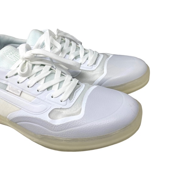 VANS Ave Leather Shoes Low Top Skate Mesh Sneakers Women's Size VN0A5JIBWWW - Picture 5 of 7